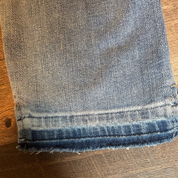 NWOT Kut from the Kloth Distressed Reese Ankle Straight Let Raw Hem Jeans Sz 4 - Picture 8 of 15